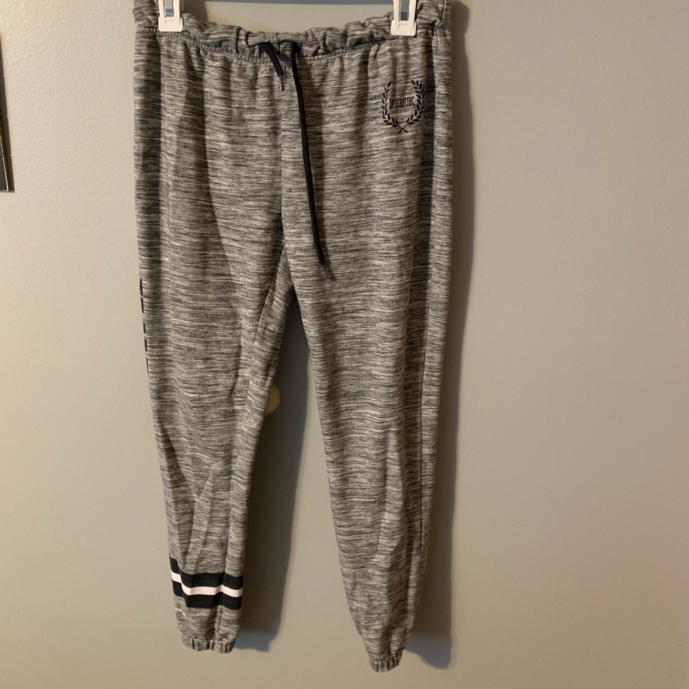 PINK jogger pants (light grey)